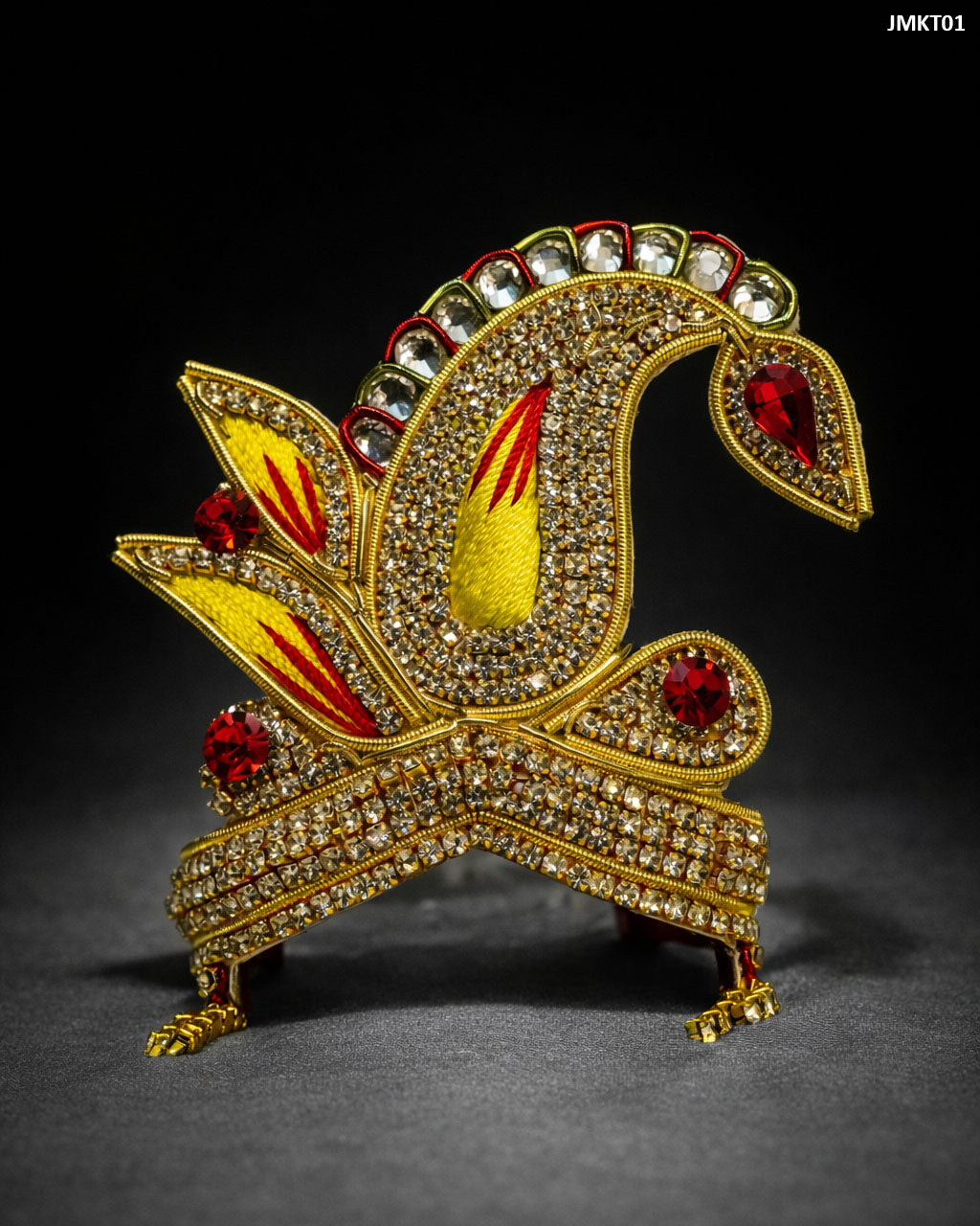 Royal Shringar Beautiful Zari Mukut for Laddu Gopal - JMKT01