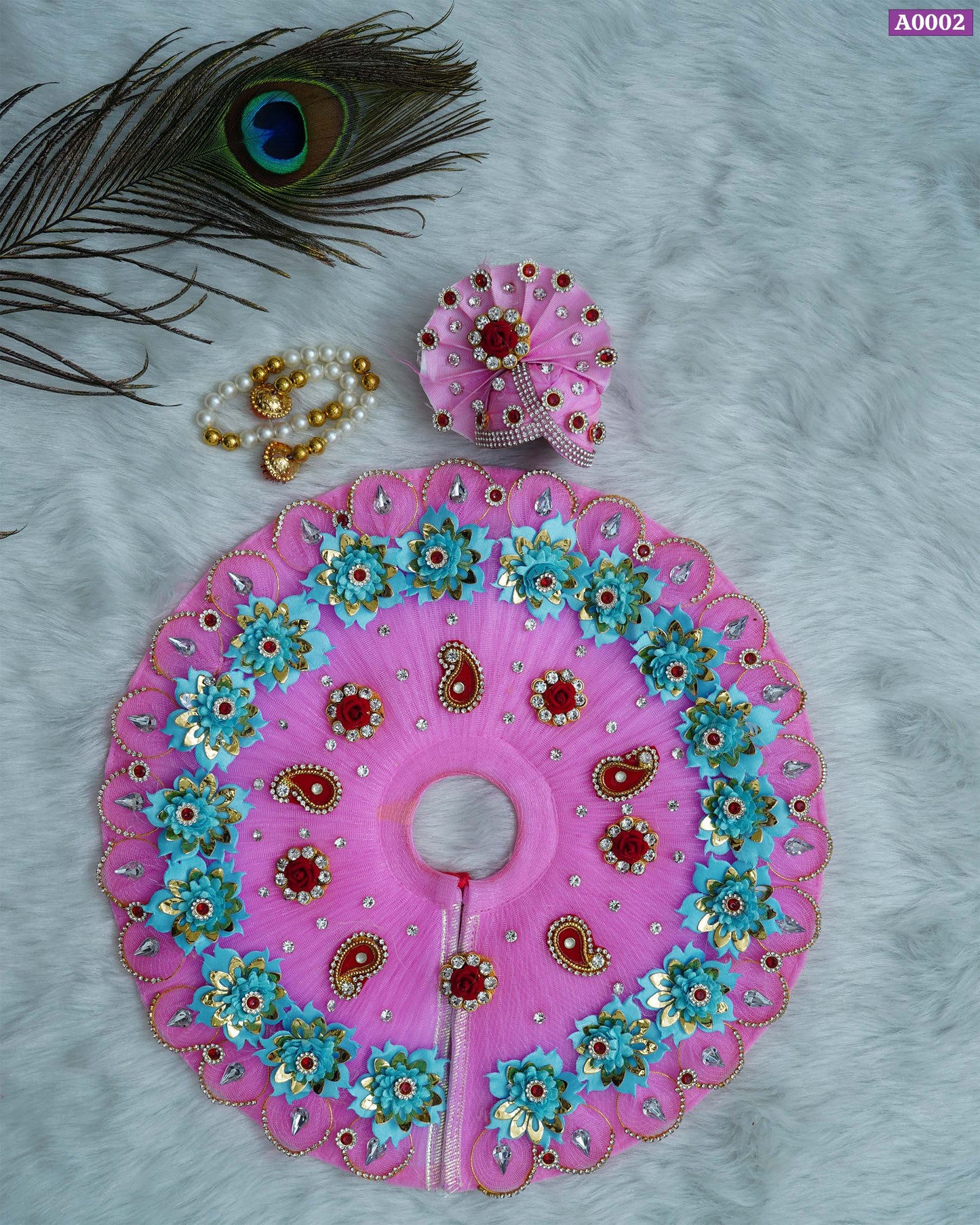 Vrindavan Royale Ramanika Designer Laddu Gopal Poshak | A0002