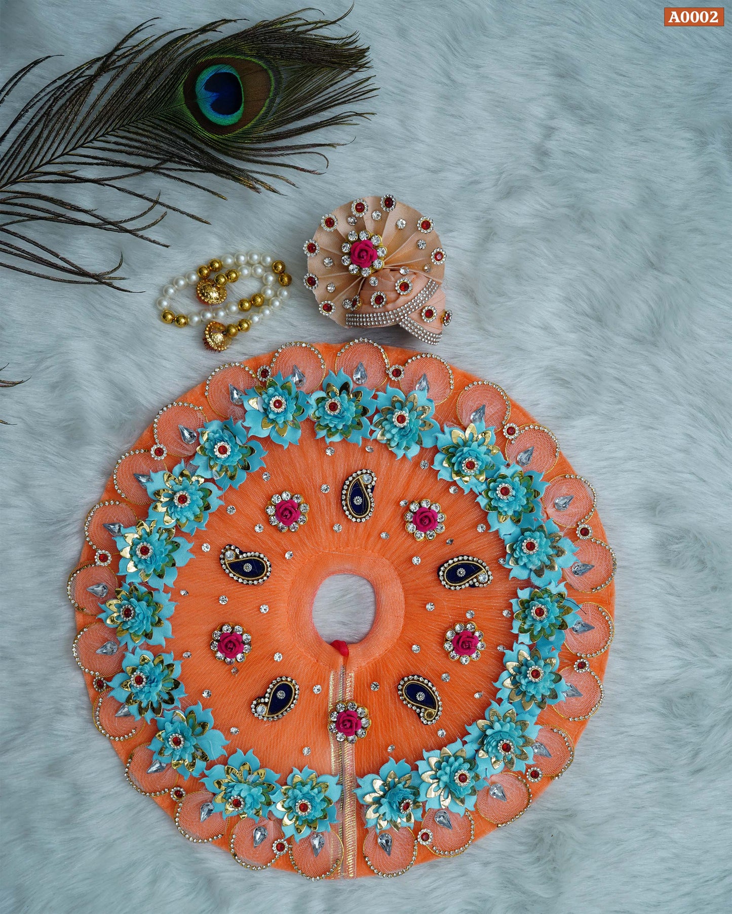 Vrindavan Royale Ramanika Designer Laddu Gopal Poshak | A0002