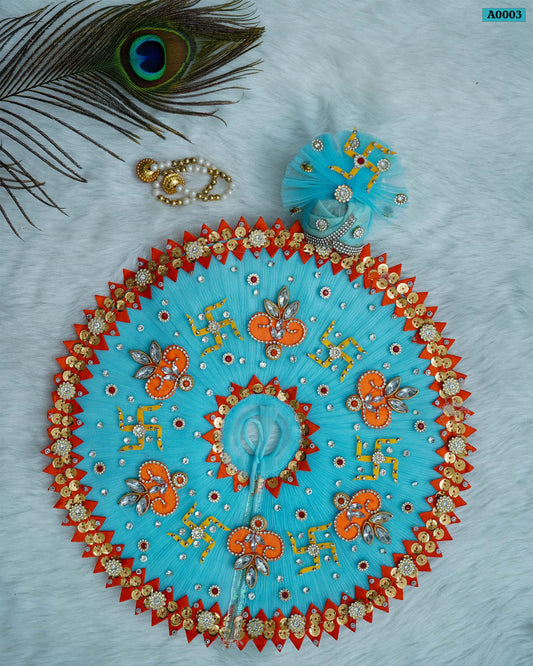 Vrindavan Royale Siddhika Swastik Designer Laddu Gopal Poshak | A0003