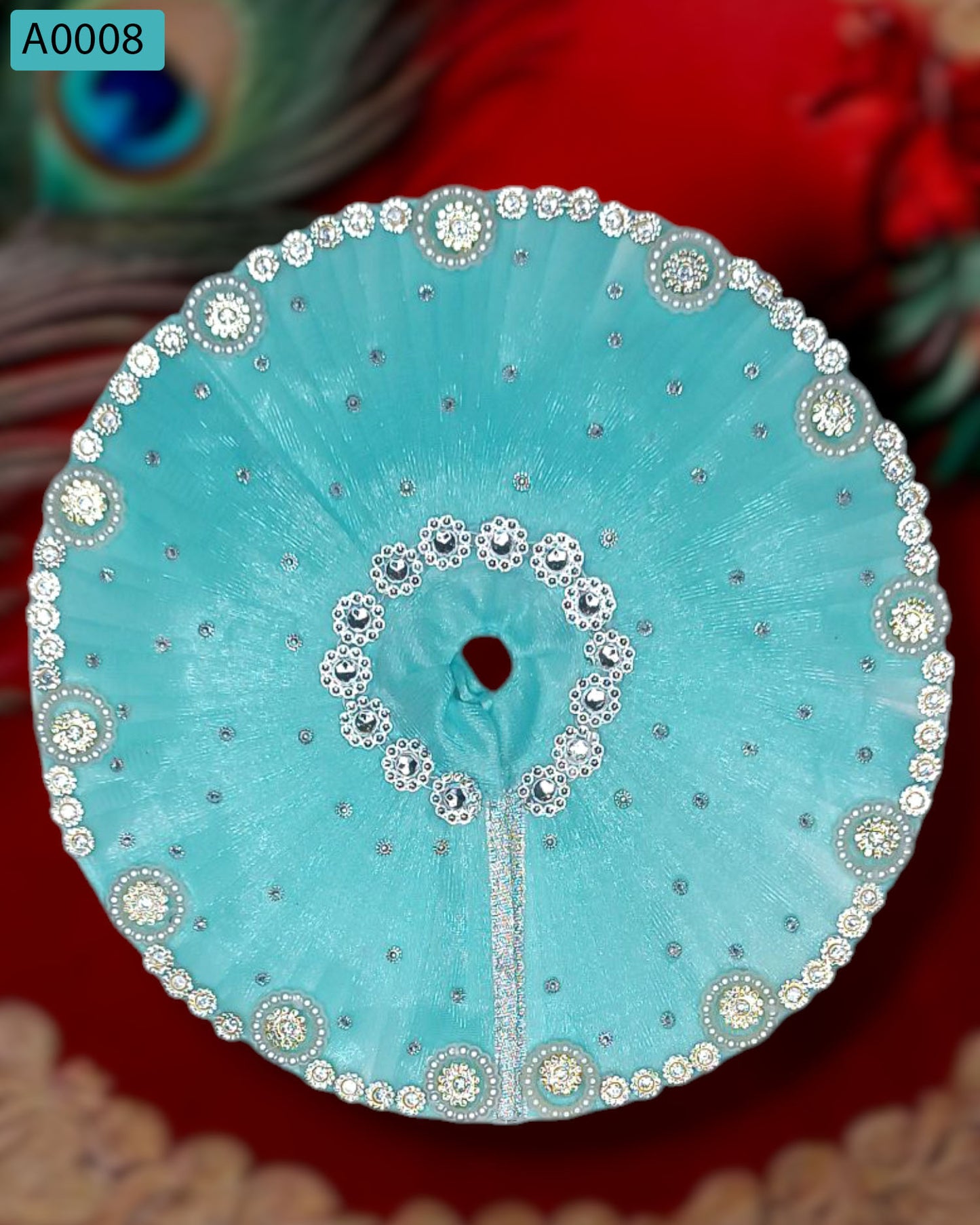 Beautiful 2 Piece Designer Poshak for Laddu Gopal - A0008