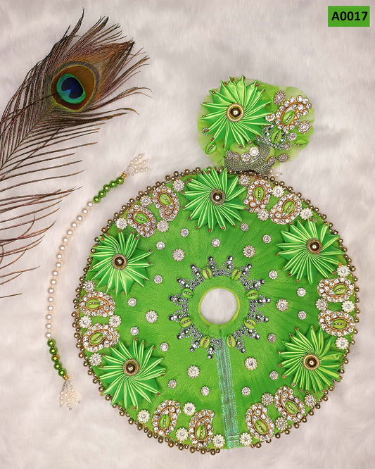 Festival Special Beautiful Heavy Designer Poshak with Pagdi for Laddu Gopal - A0017