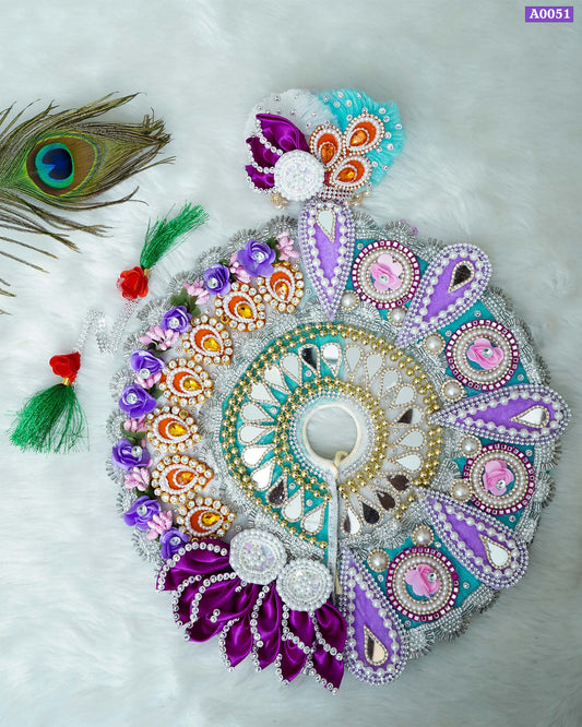 Vrindavan Royale Nikunj Shobha Laddu Gopal Poshak | Festive Collection | A0051