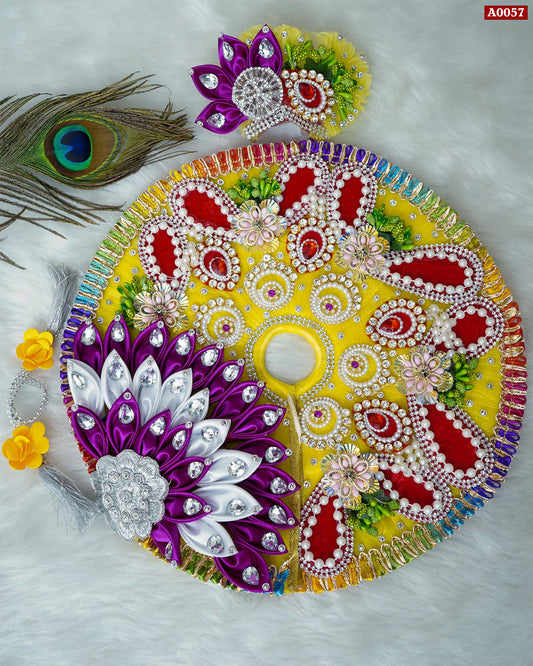 Vrindavan Royale Kamal Madhuri Laddu Gopal Poshak | A0057