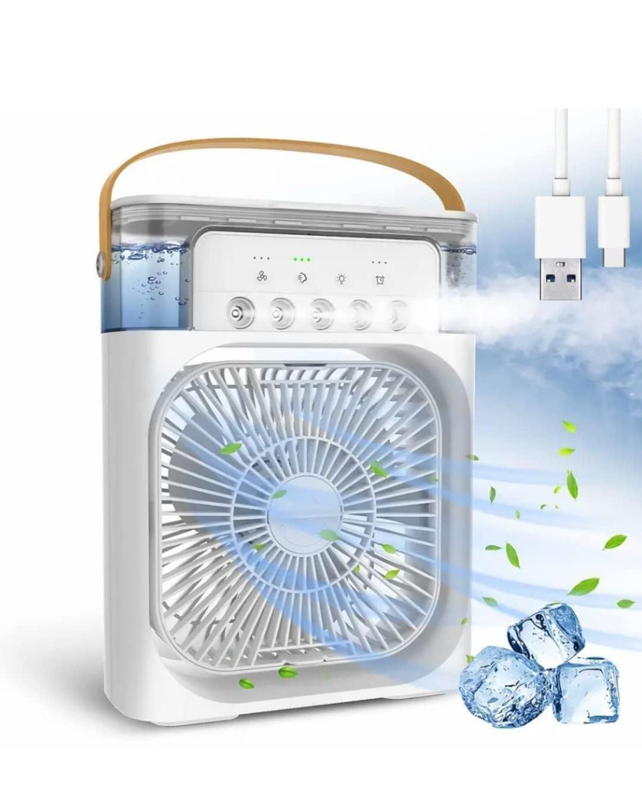 Portable Mini Air Cooler Fan For Laddu Gopal - Portable Mini AC