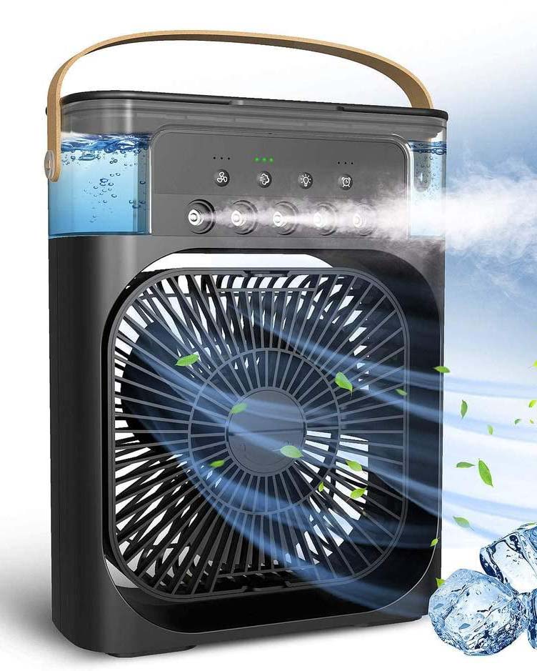 Portable Mini Air Cooler Fan For Laddu Gopal - Portable Mini AC