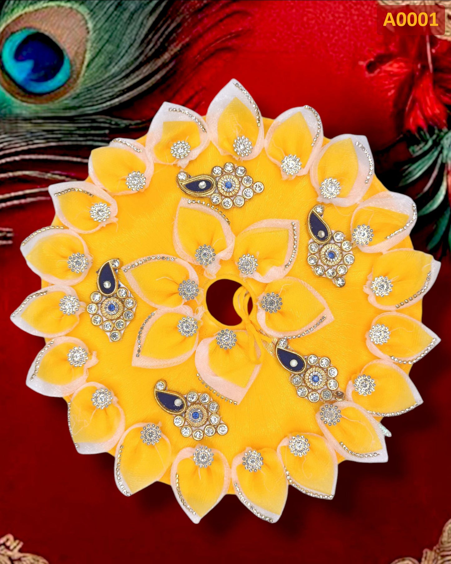 Beautiful Designer Poshak for Laddu Gopal - A0001