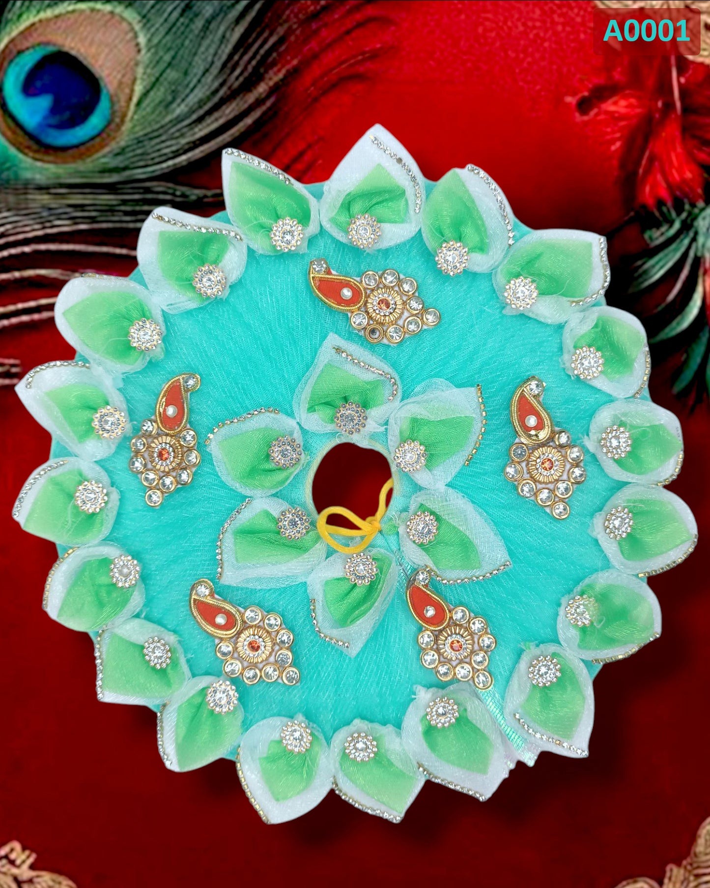 Beautiful Designer Poshak for Laddu Gopal - A0001