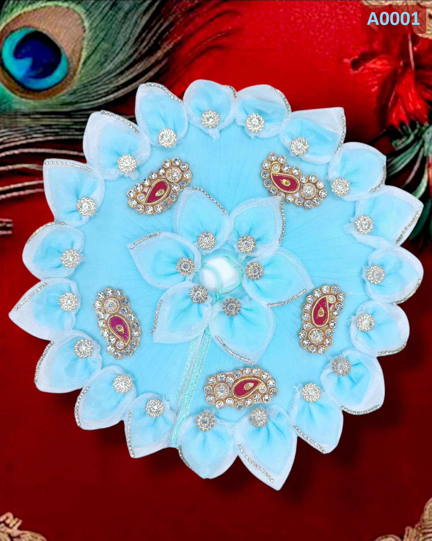 Beautiful Designer Poshak for Laddu Gopal - A0001